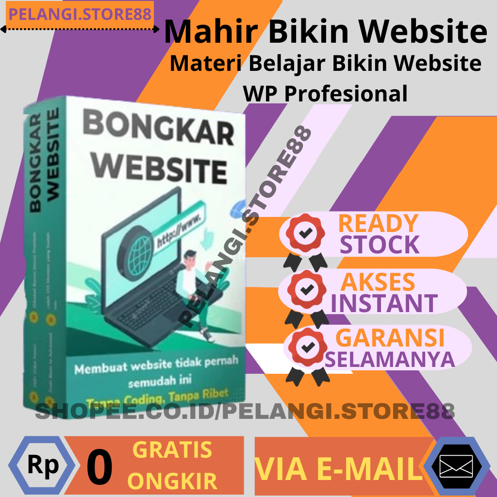 FULL KELAS MAHIR WEBSITE - Menjadi Ahli Website Terlengkap Layanan Digital / Bagus Kelas Bongkar Web