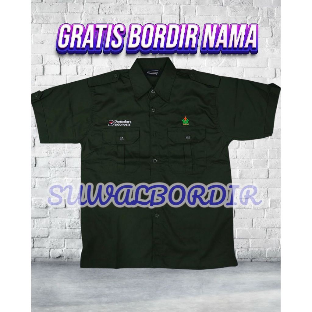 KEMEJA DANANTARA PTPN 4 SERAGAM PDH PTPN 4 TERBARU KEMEJA PTPN 4 LENGAN PENDEK DANANTARA ATASAN BAJU