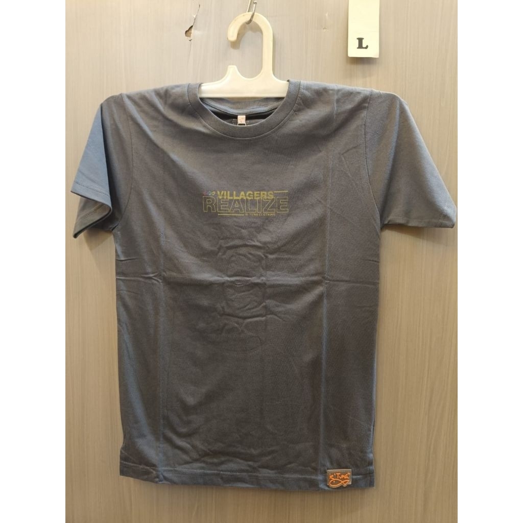 Kaos tshirt ietuna IE tuna tulisan simple lengan pendek original