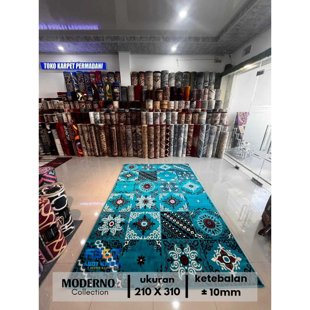 KARPET PERMADANI MODERNO SIZE 210 X 310