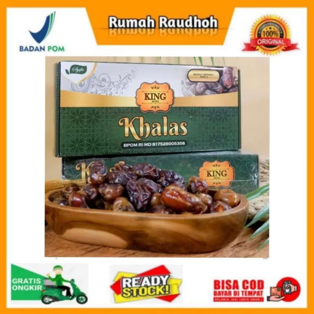 

KURMA KHALAS KING 1 KG | ORIGINAL PREMIUM EMIRATES DATES - KURMA KERING