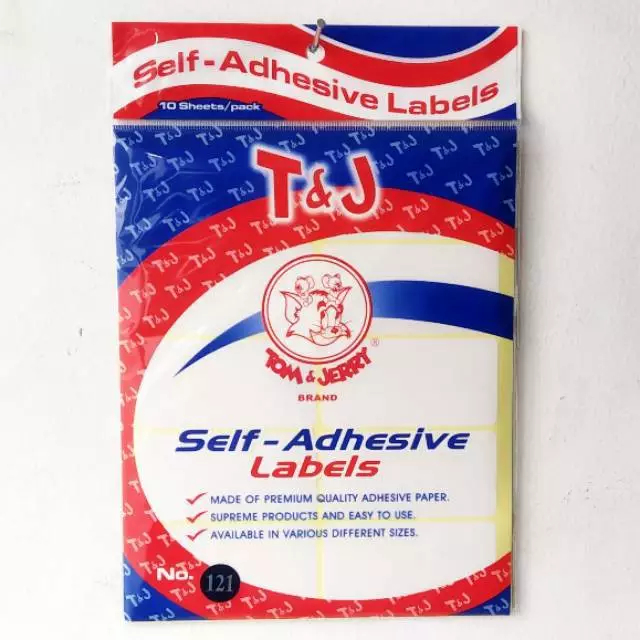 

Label T&J No.121