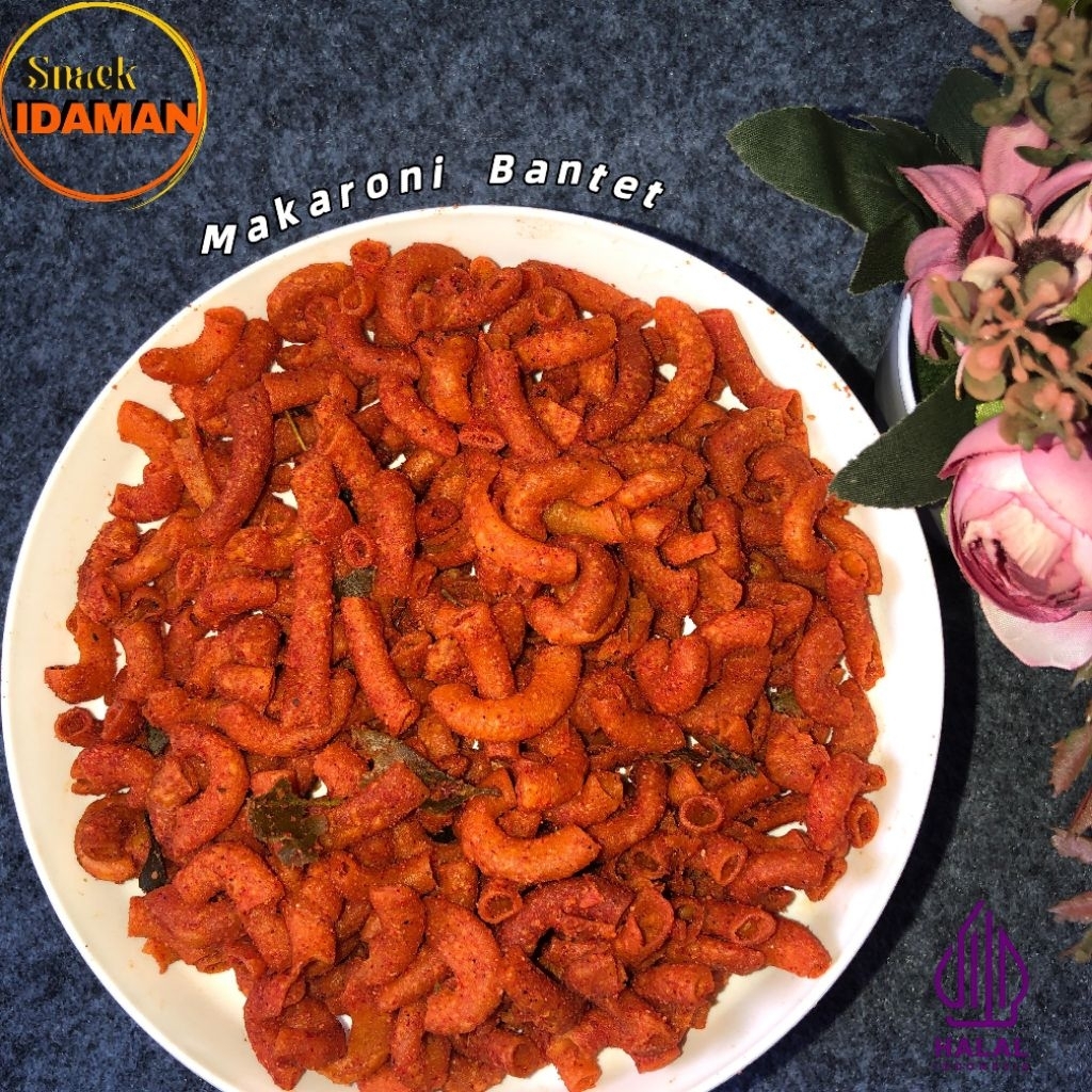 

Makaroni Bantet Pedas Daun Jeruk 300 Gram Cemilan Pedas