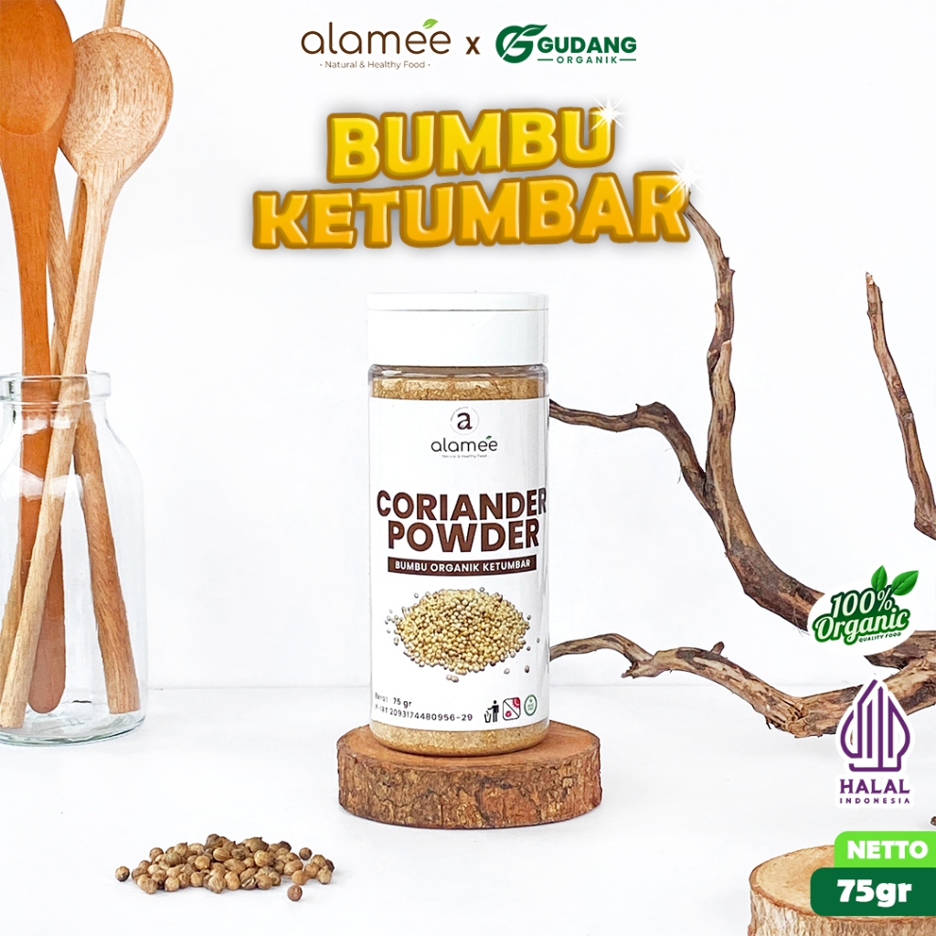 

alamee bumbu organik ketumbar tabur yang cocok untuk memperkaya cita rasa dan menambah kelezatan