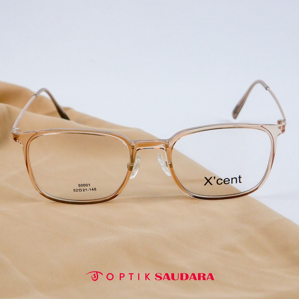 Optik Saudara -  Frame Xcent - Kacamata Unisex Model Style Elegant Modern F XC50001 C4 52