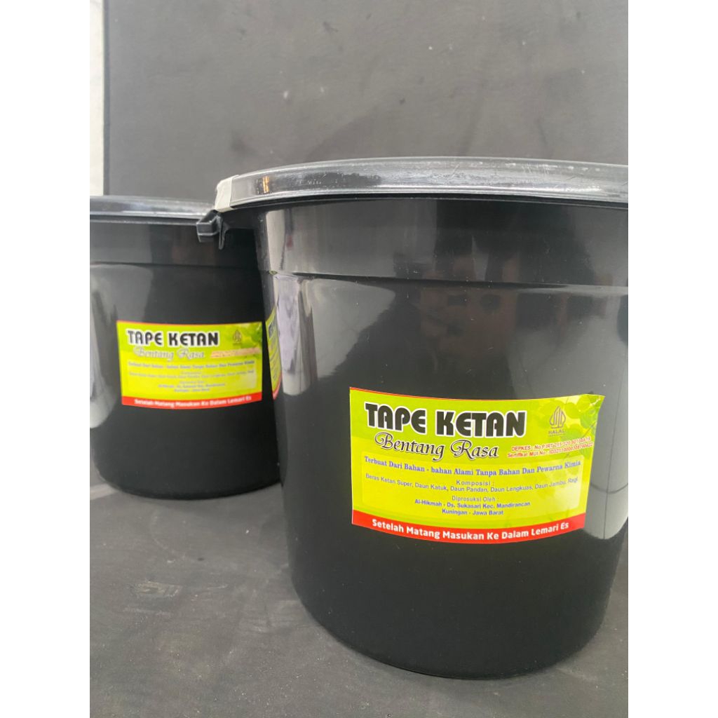 tape ketan putih khas kuningan ember isi 100pcs+ buble wrap