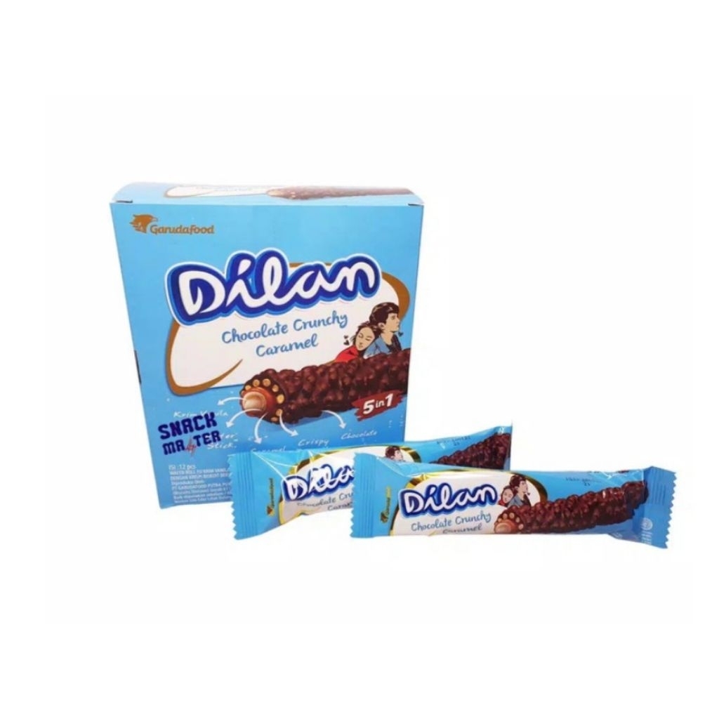 

Dilan Chocolate Cruchi Caramel | Dilan Cheese,choco &Nut Martabak- 15gx12 pcs/box