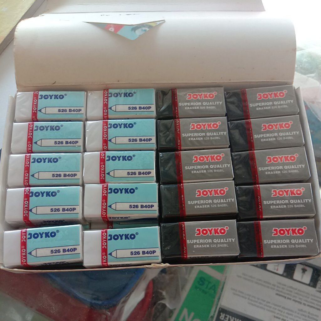 

Penghapus JOYKO mix 1 pax isi 40pcs