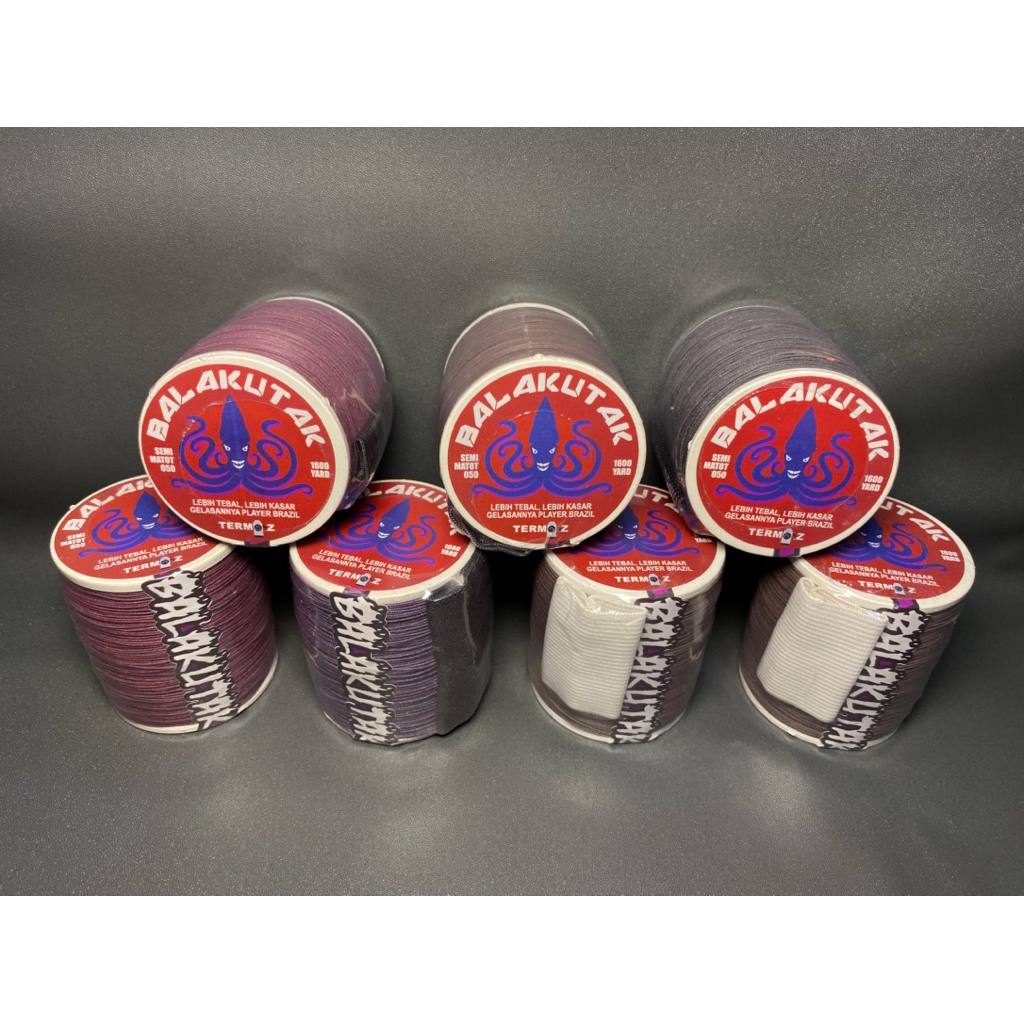 gelasan Brazil BALAKUTAK Size 0,50 Panjang 1600yard , Super Tebal, Kasar Tajam, Kuat Dan Cepat Mutus
