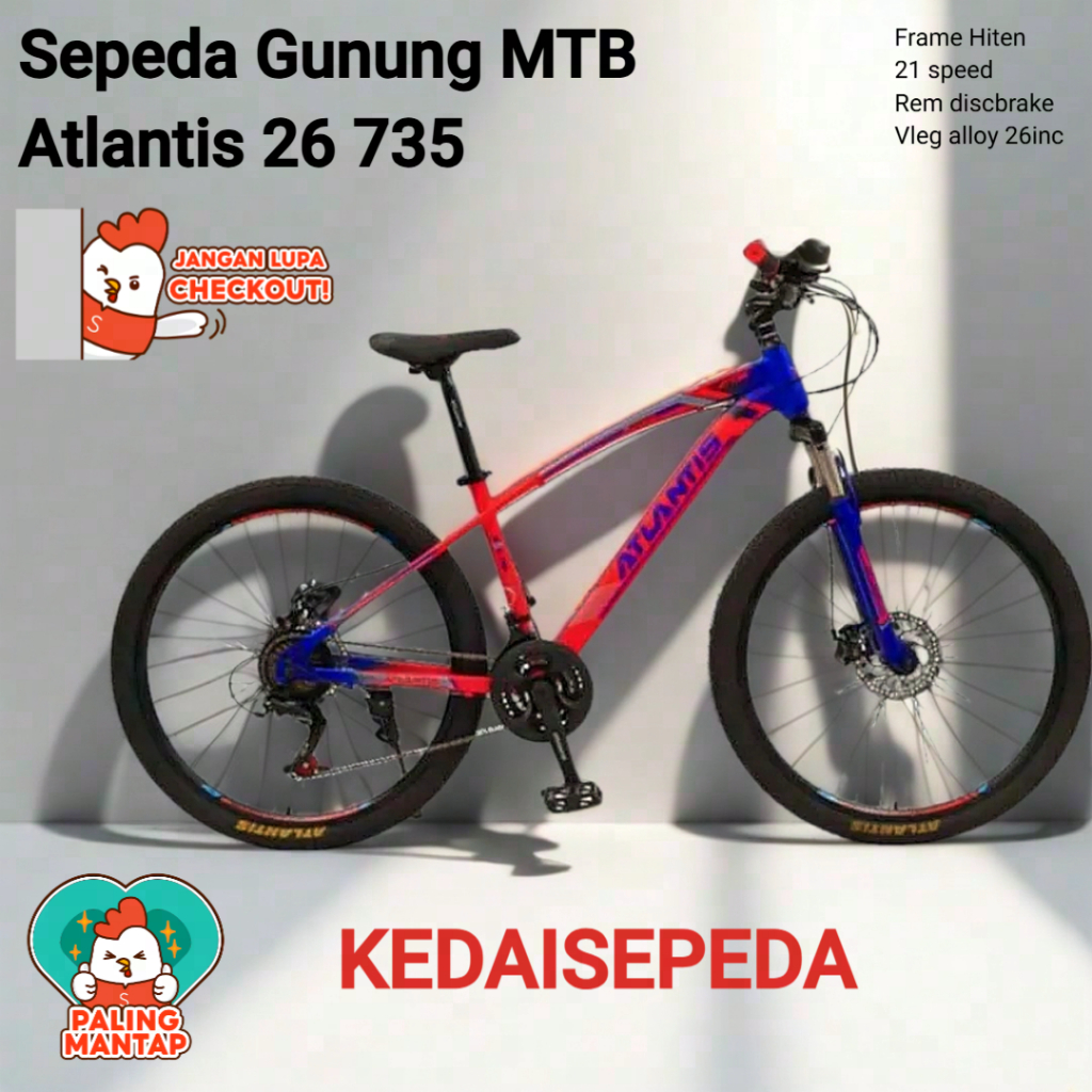 Sepeda MTB 26 Atlantis 730 735 discbrake