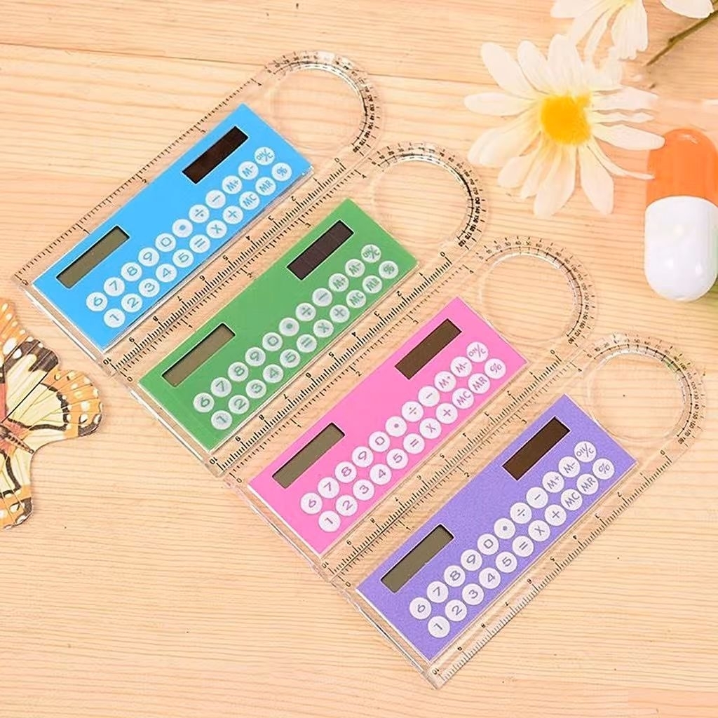 

Kalkulator Mini Tenaga Surya Transparan Dengan Kaca Pembesar