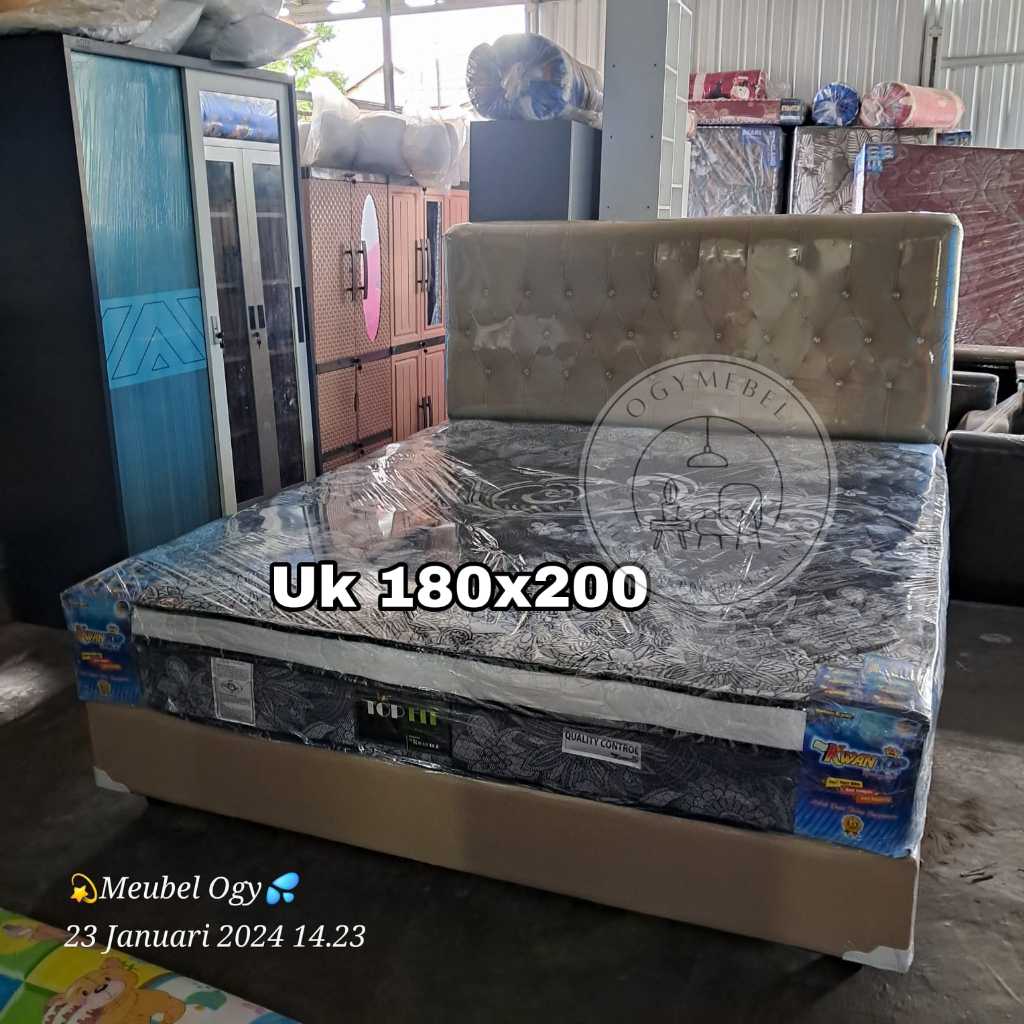 DIVAN SET SPRINGBED KWANTOP UKURAN 180
