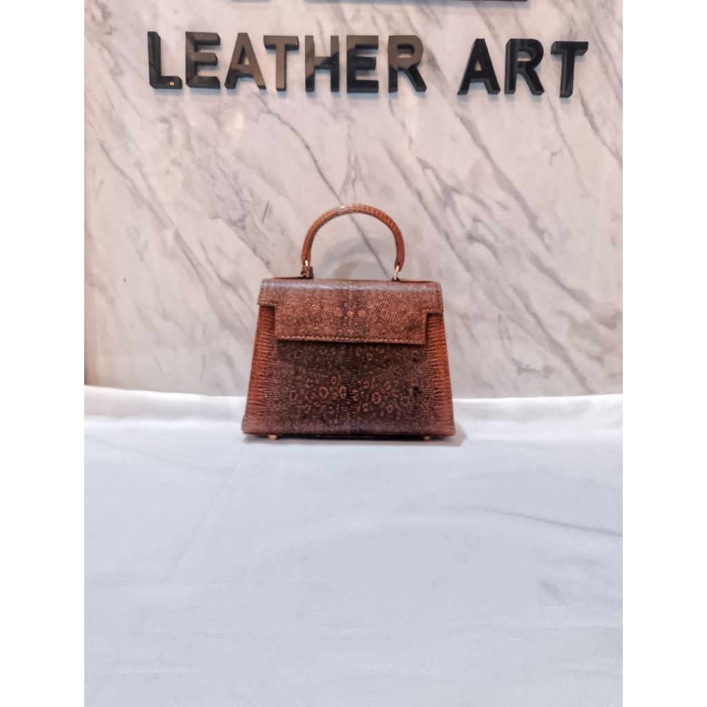 tas wanita kondangan elegan//kulit asli biawak 100%//