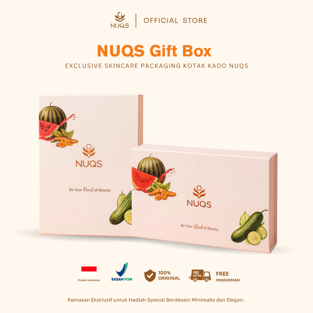 

NUQS Gift Box | Exclusive Skincare Packaging Kotak Kado NUQS