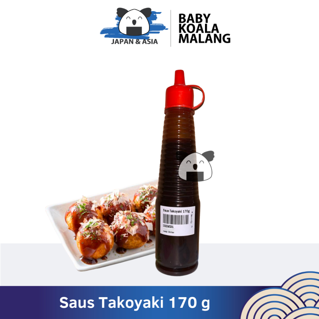 

TAKOYAKI SAUCE 170 g Halal │ Saus Topping Takoyaki & Okonomiyaki -BKM