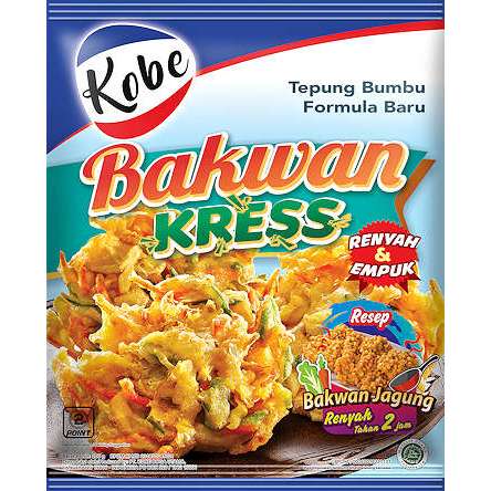 

KOBE BAKWAN KRESS & RENYAH TEPUNG KOBE 70g--200g