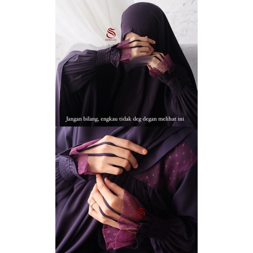 Preloved Sidra Alisha Set sz S khimar Square Original Sidra