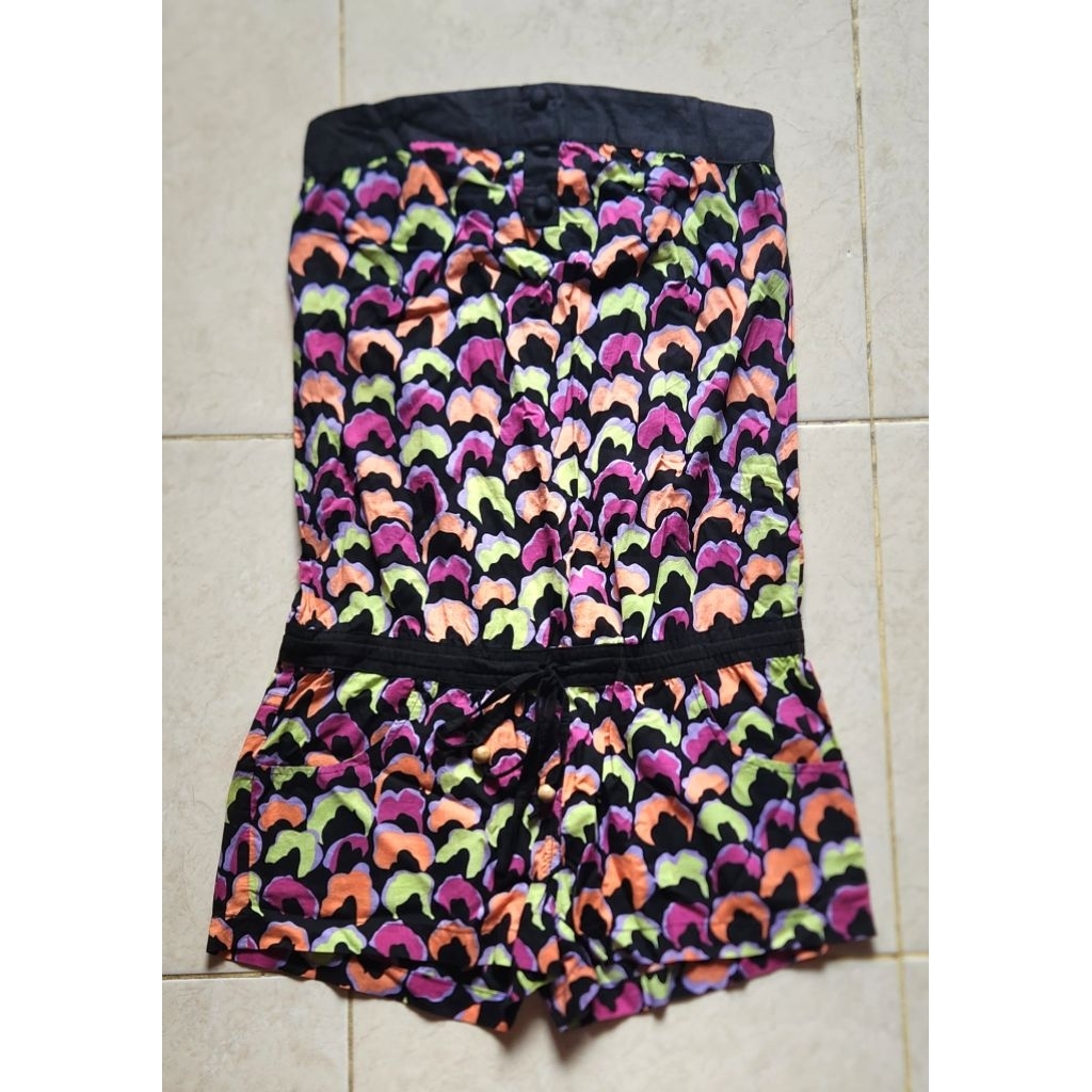 [Preloved] JUMPSUIT MINI WANITA COLORFUL | Outfit Pantai