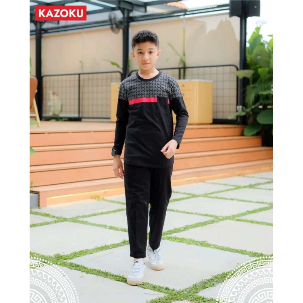 KAZOKU KURTA, KAOS COWO, BAJU NGAJI