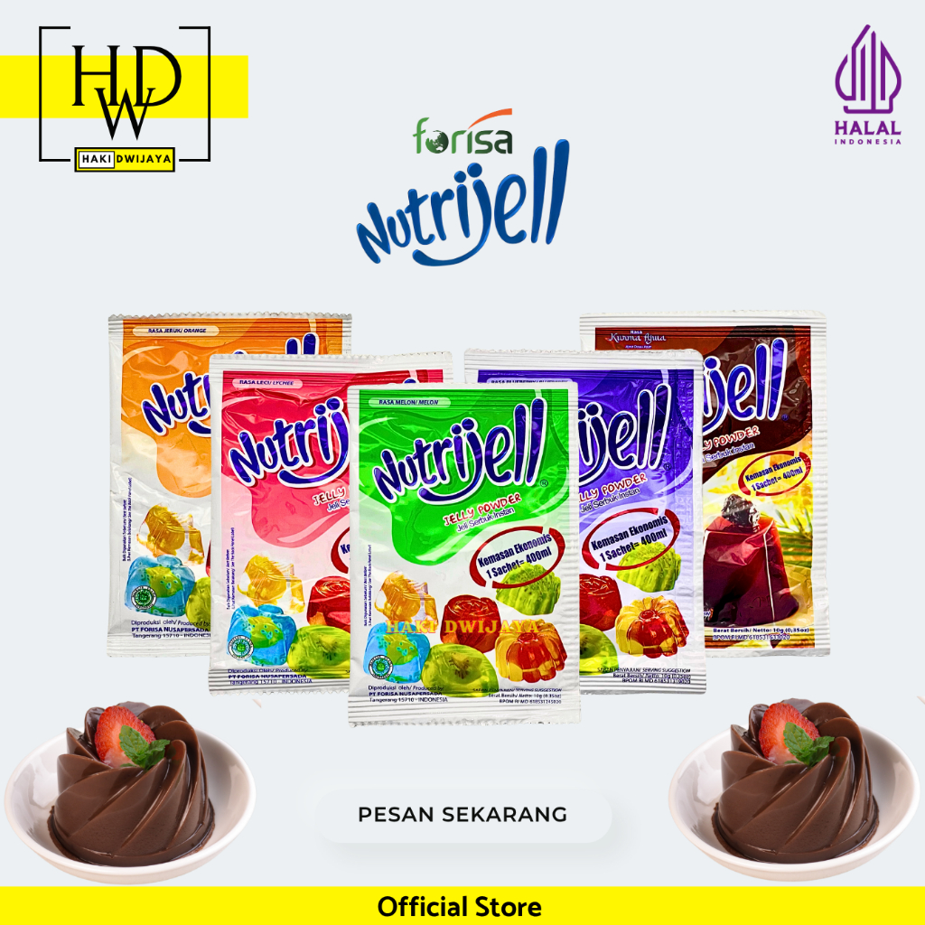 

[ECERAN] Nutrijell Jelly Ekonomis Bubuk Jelly Serbaguna Cocok untuk Dessert & Usaha