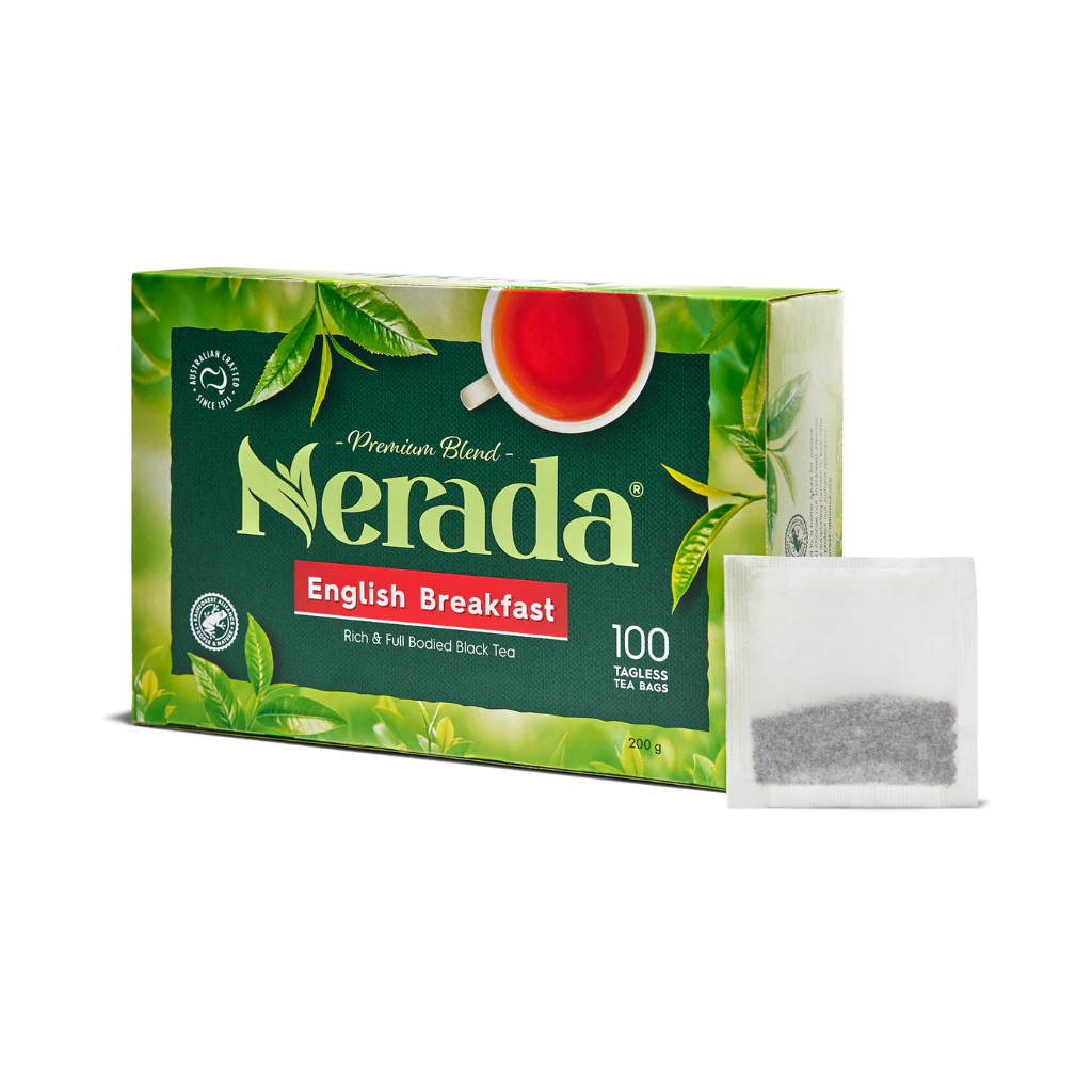 

Teh Nerada English Breakfast Rich & Full Bodied Black Tea 100 Bag 200 gr
