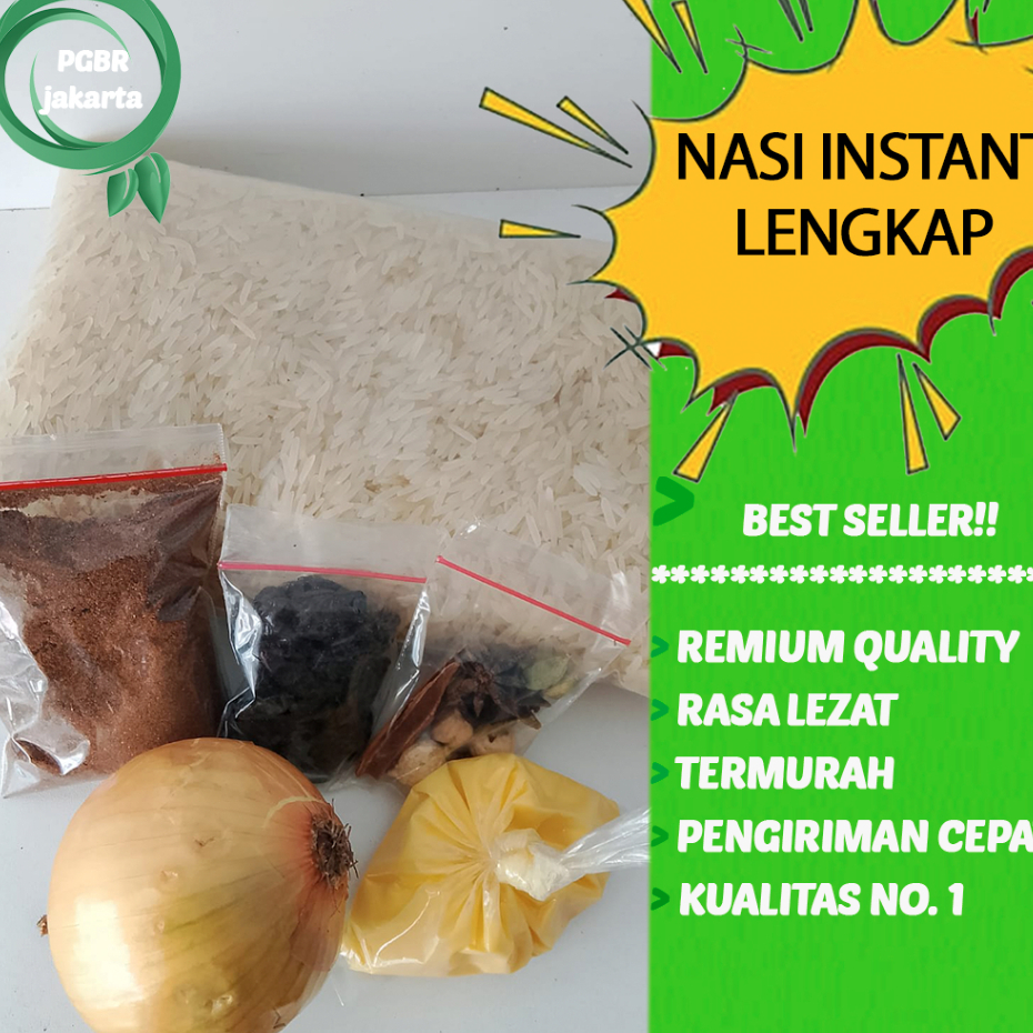 

paket kebuli 1kg lengkap + BOMBAY premium organic masakan arab india beras basmati Grosir