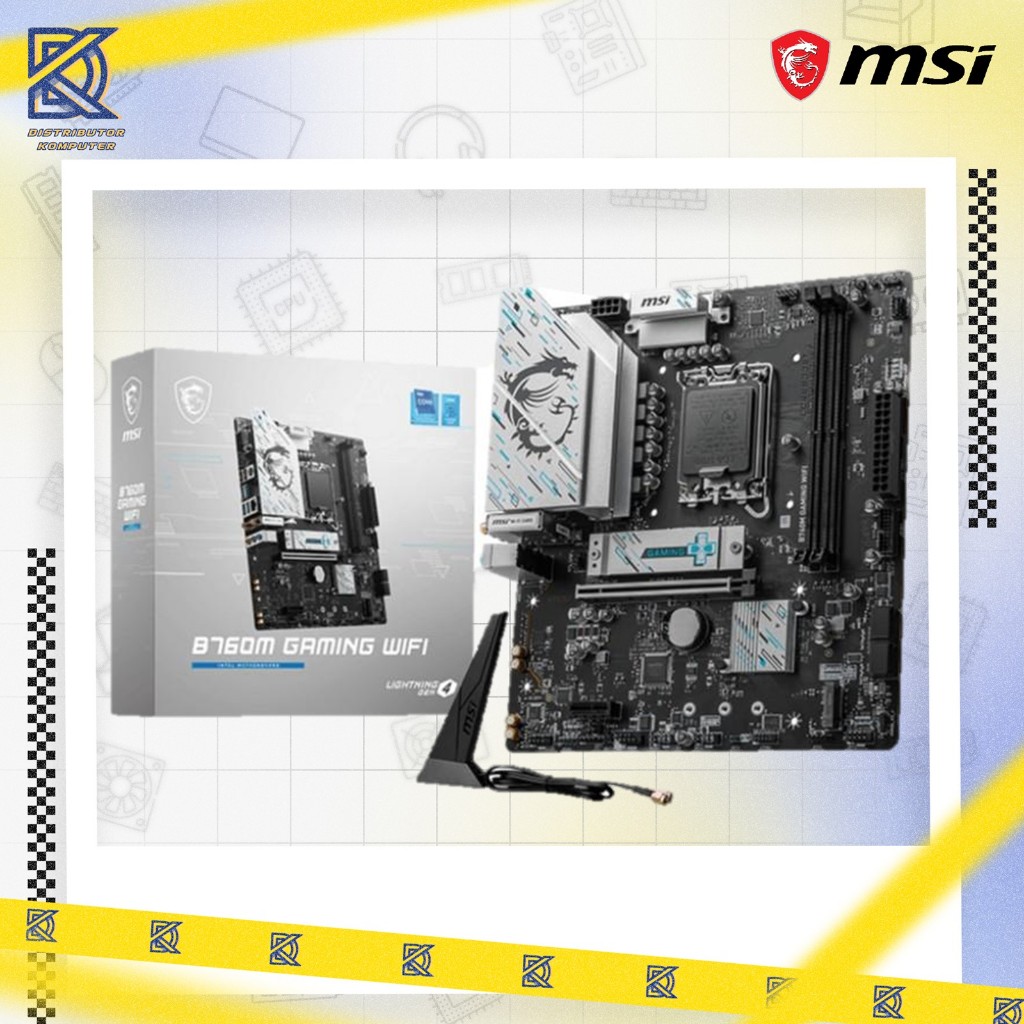MSI MOTHERBOARD B760M GAMING WIFI (Intel LGA 1700, B760)