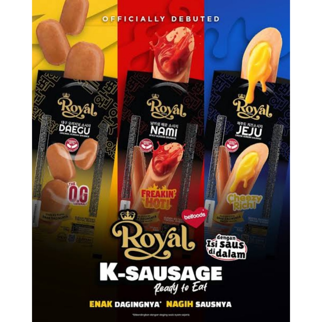 

BELFOODS ROYAL SOSIS K-SAUSAGE READY TO EAT ALL VARIAN - DISASS JOGJA