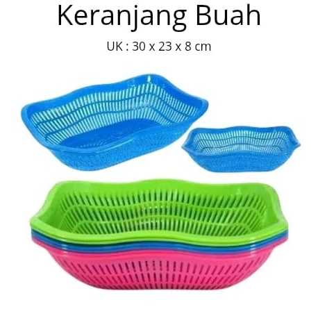 Keranjang Buah Sayur Plastik Serbaguna
