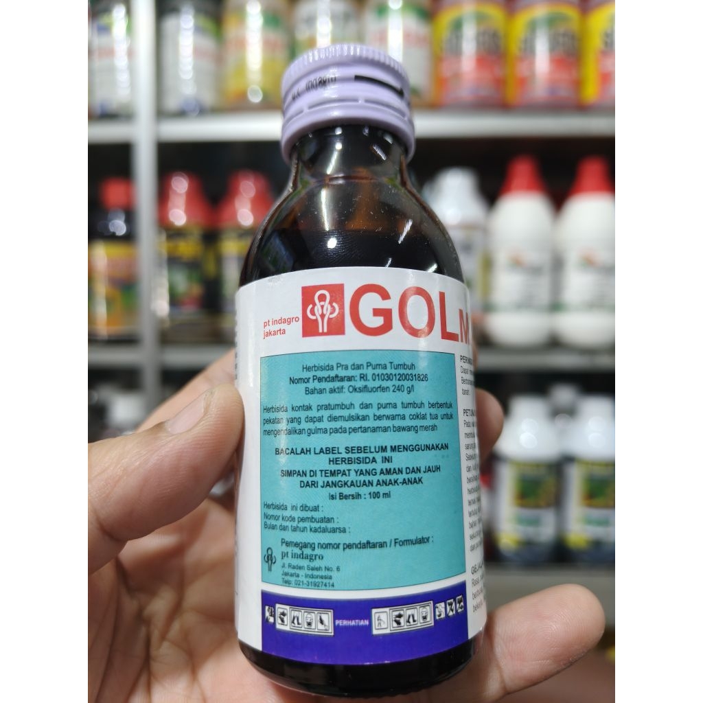 Golma 240 EC - 100ml Herbisida PraTumbuh Untuk Biji Rumput Biar Gak Tumbuh