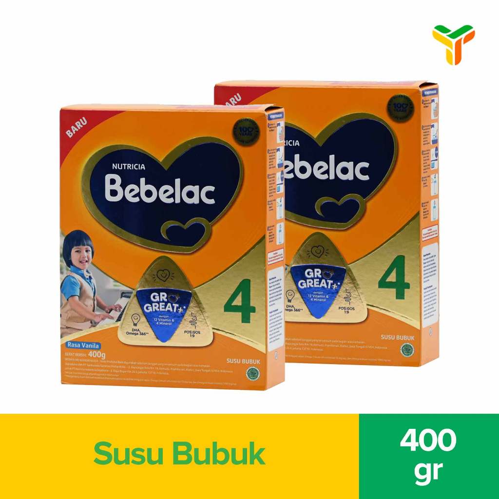 

2Pcs Bebelac 4 Vanila 400G Box