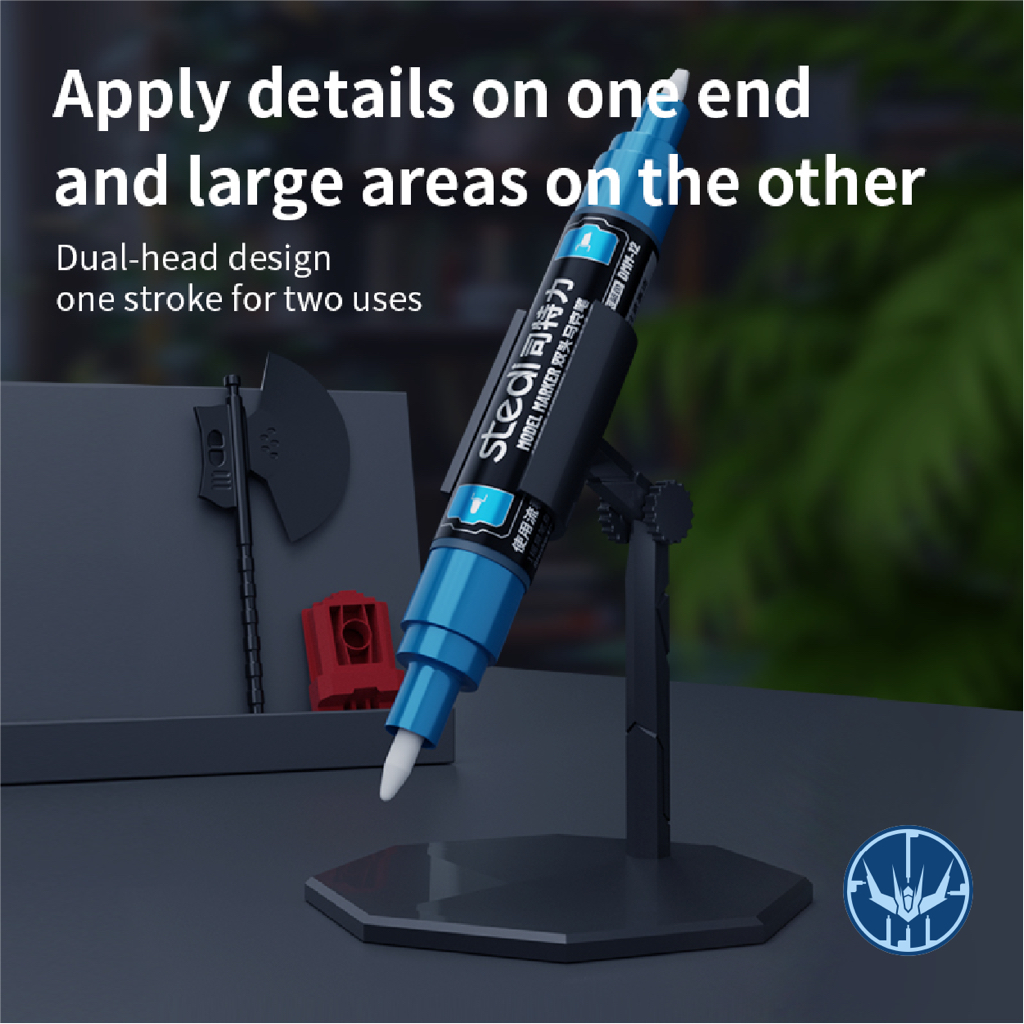 Stedi Water Based Metallic Color Dual Head Marker - Marker Gundam
