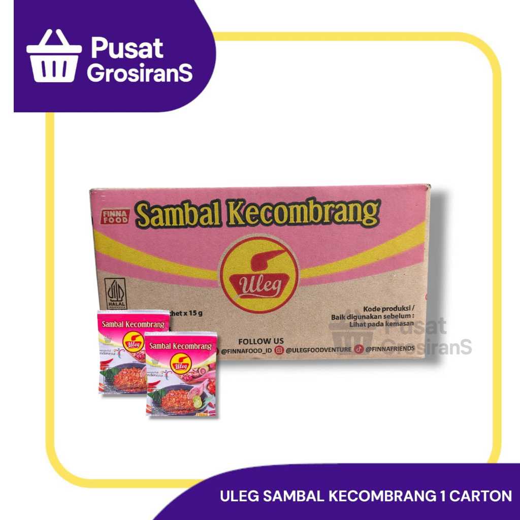 

Sambel Uleg Finna Sambal Kecombrang 1 Karton isi 10 pack x 10 pcs