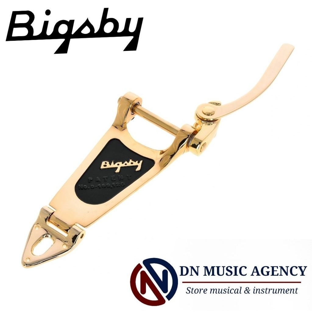 Tremolo bigsby B6 Vibrato Tailpiece Gold bridge gitar original