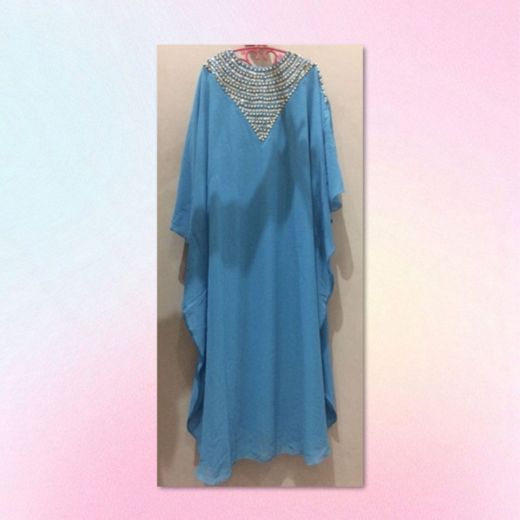 PRELOVED MEE...PRELOVED KAFTAN BIRU
