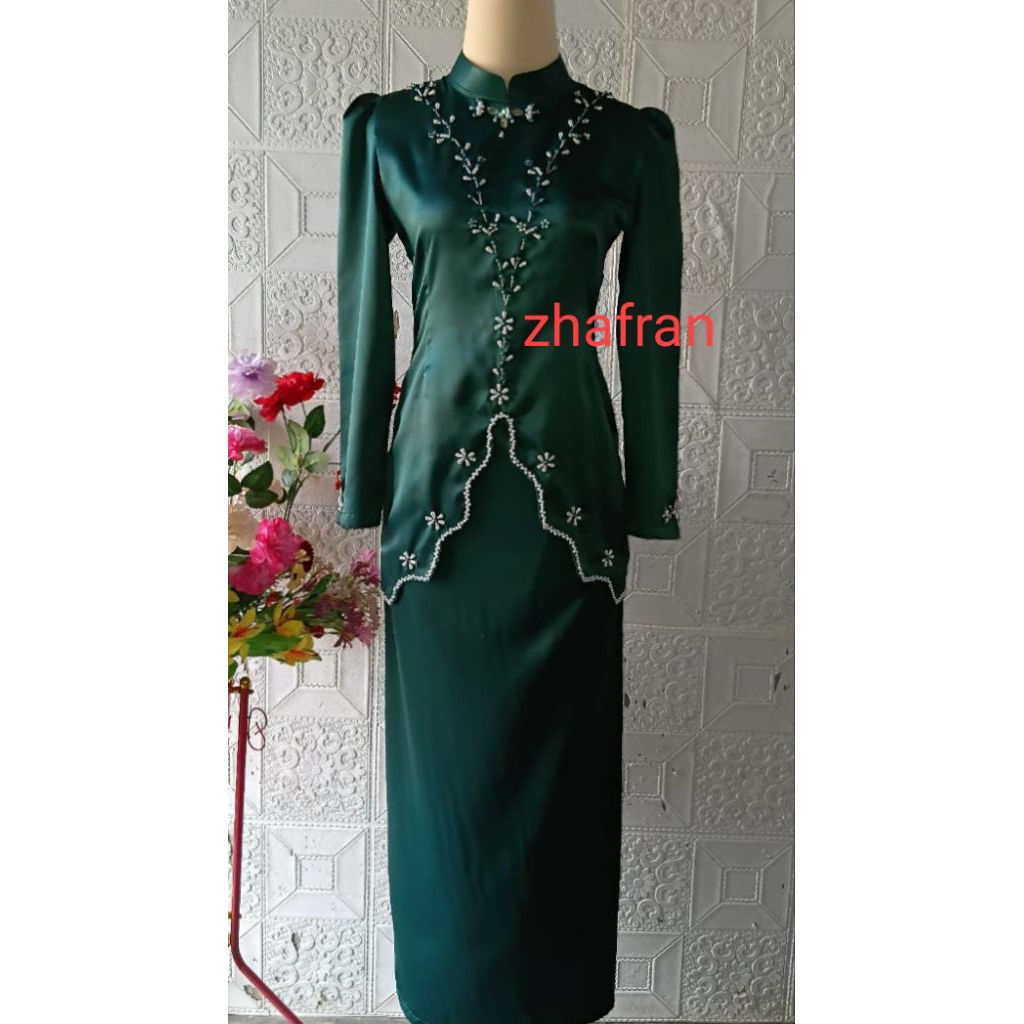 Baru setelan  baju kurung melayu  // set rok kurung melayu//setelan baju kurung wanita
