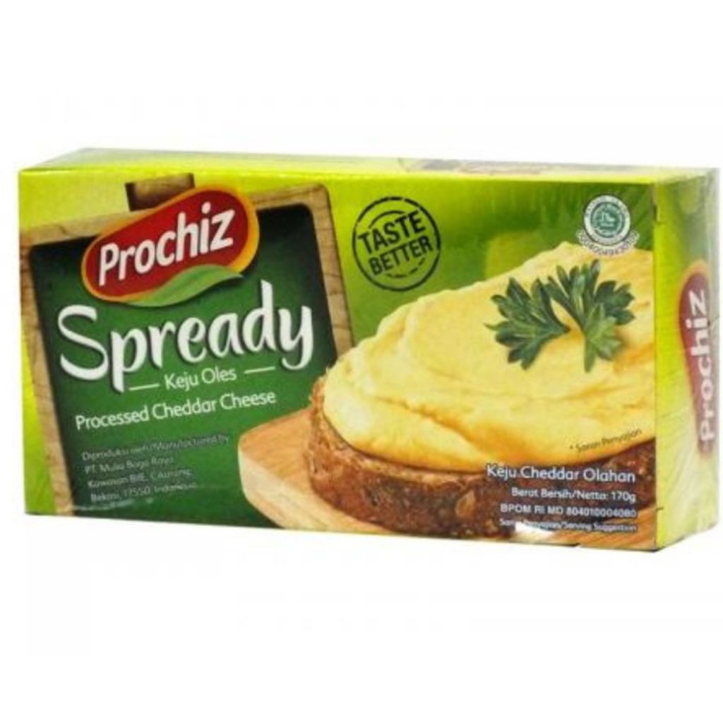 

KEJU PROCHIZ SPREADY 170GR/KEJU OLES /keju lembut