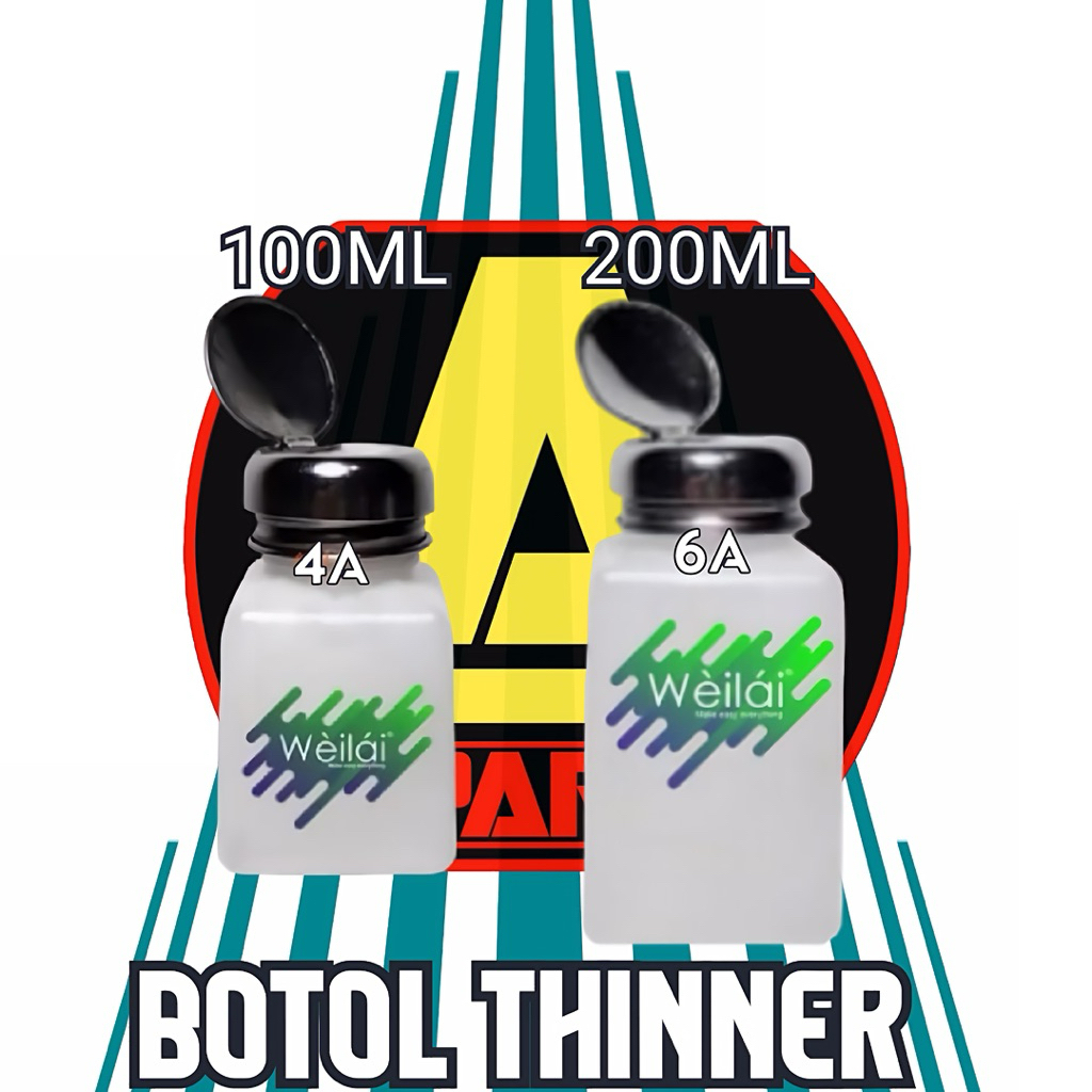 BOTOL THINNER PLASTIK WEILAI