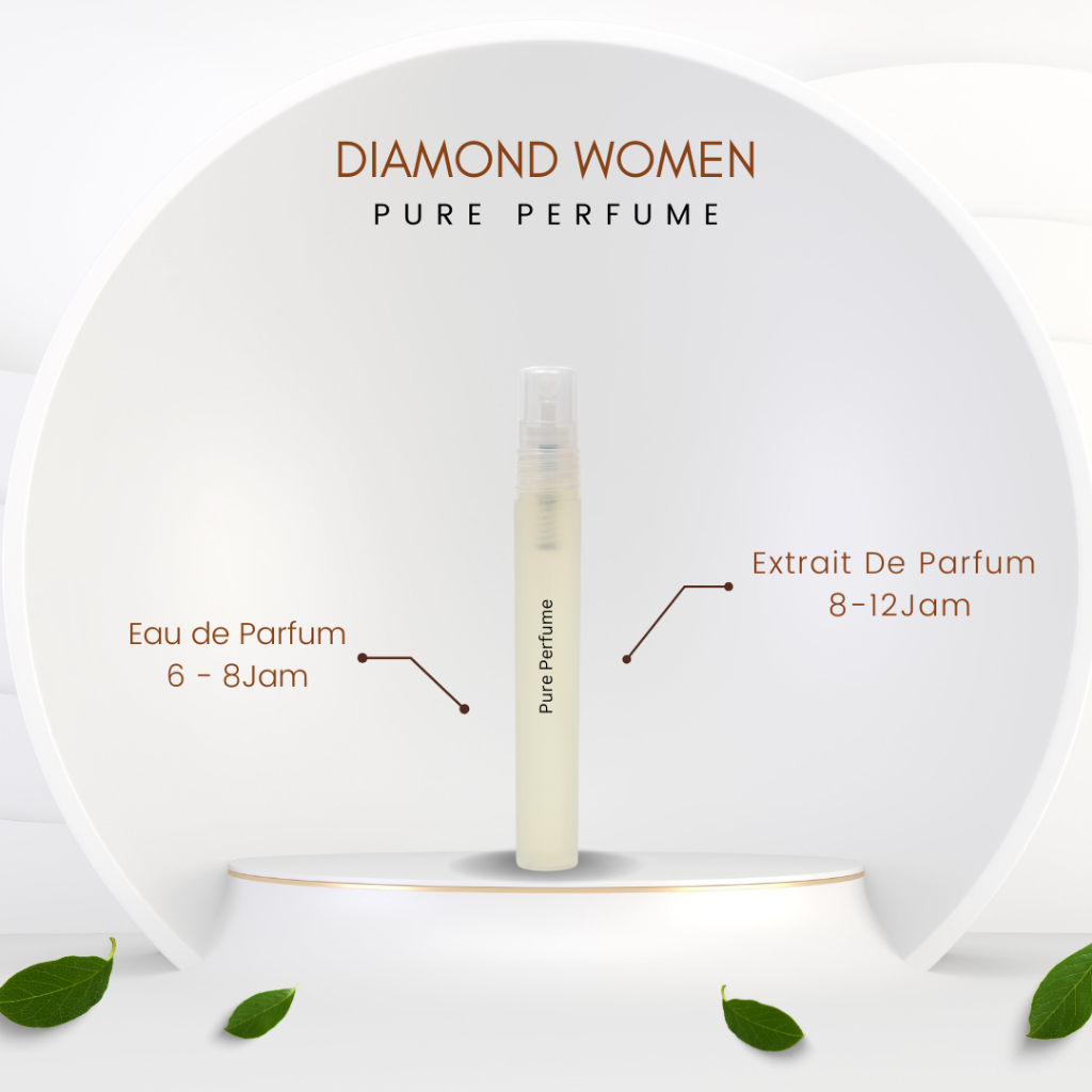 Diamond Women 10ml By Pure Perfume | Refill Parfum Premium Kemasan Kecil
