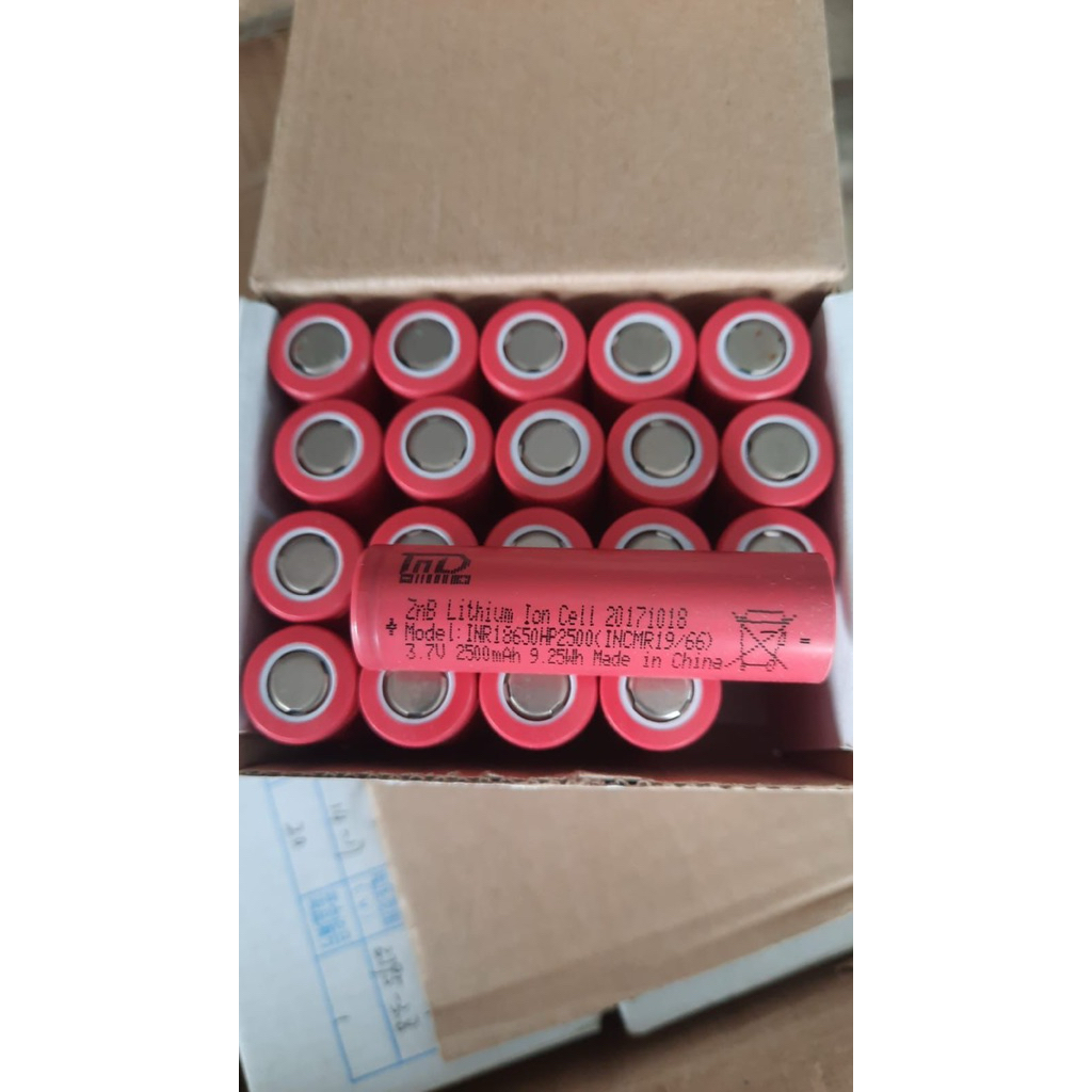 Velvetvibes02 Battery Baterai Tnd 18650 2500Mah Merah