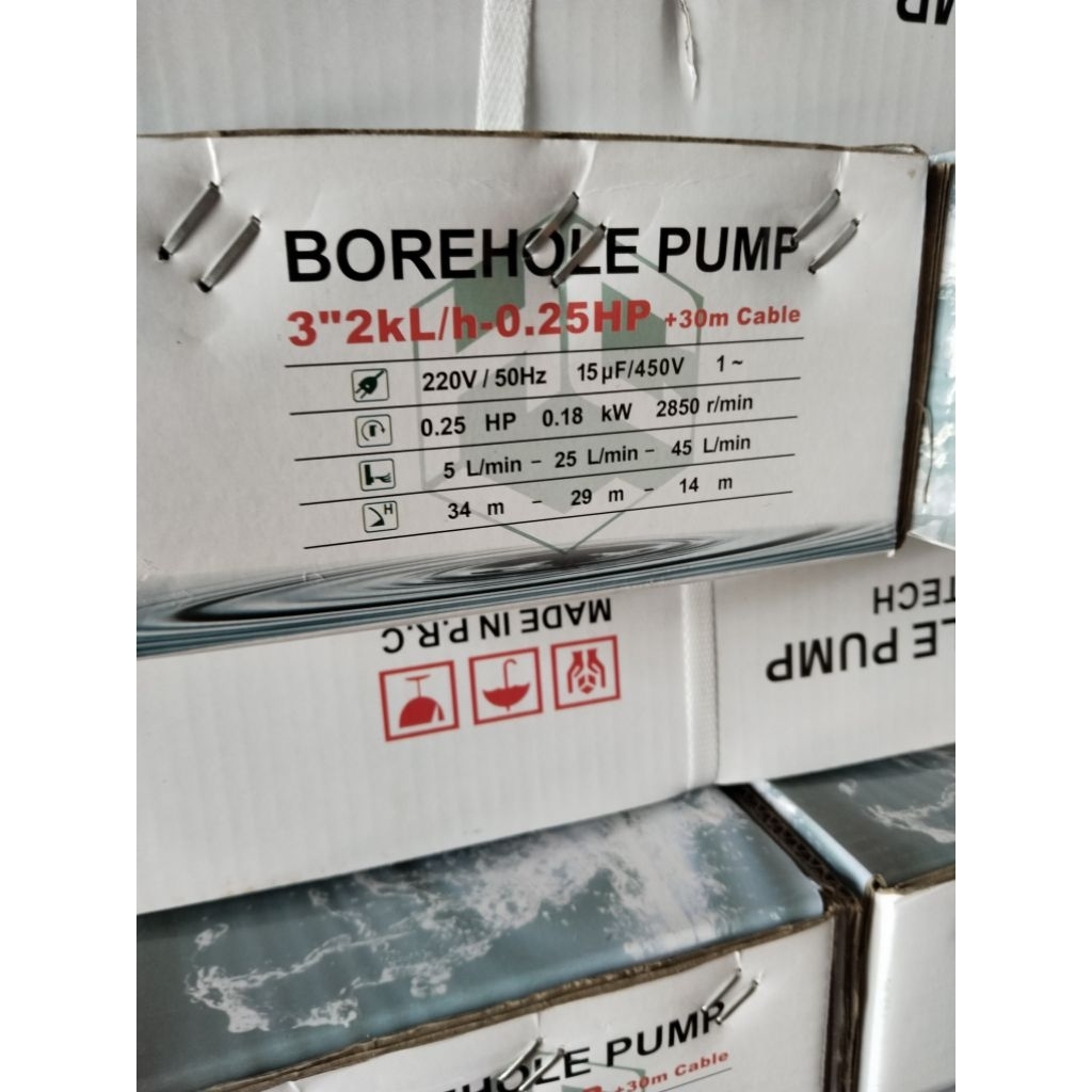 pompa sible untuk sumur bor ukuran 0. 5 hp