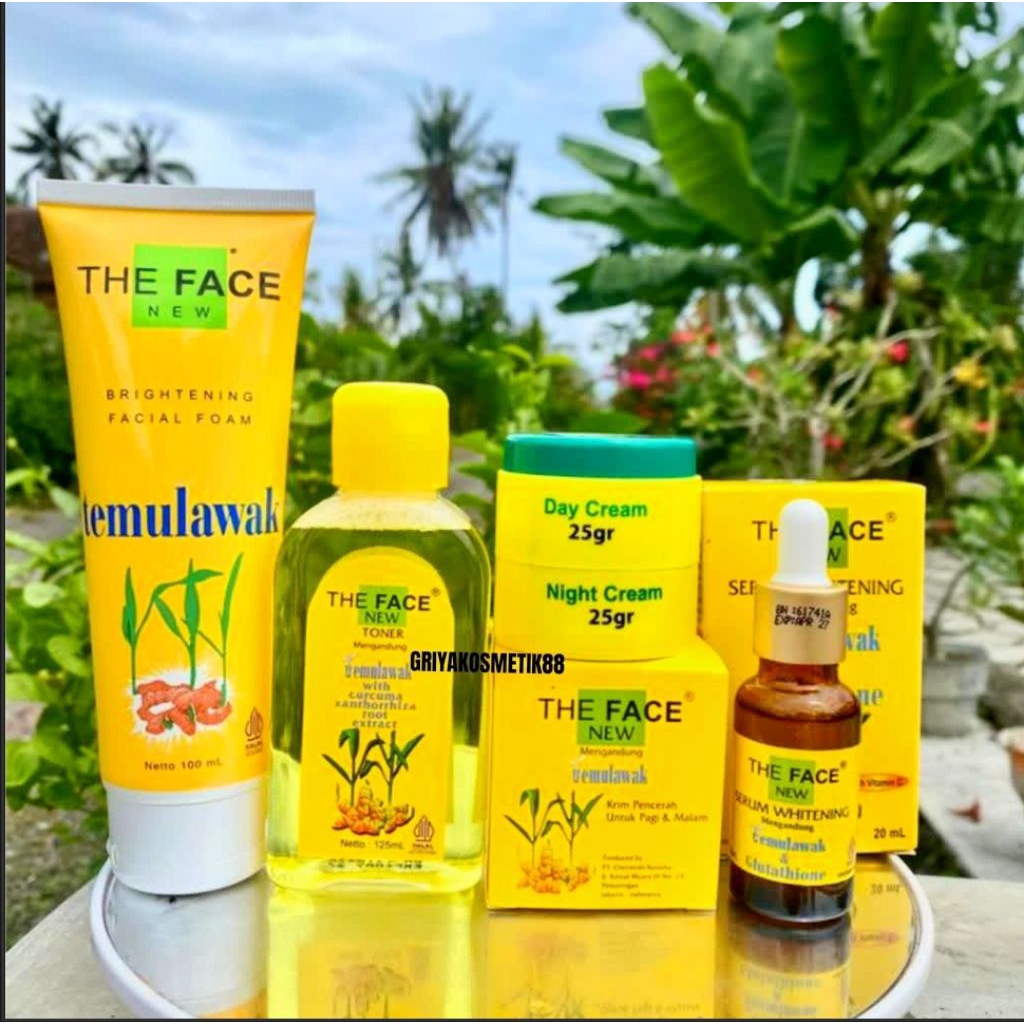 PAKET LENGKAP TEMULAWAK THE FACE ORIGINAL BPOM