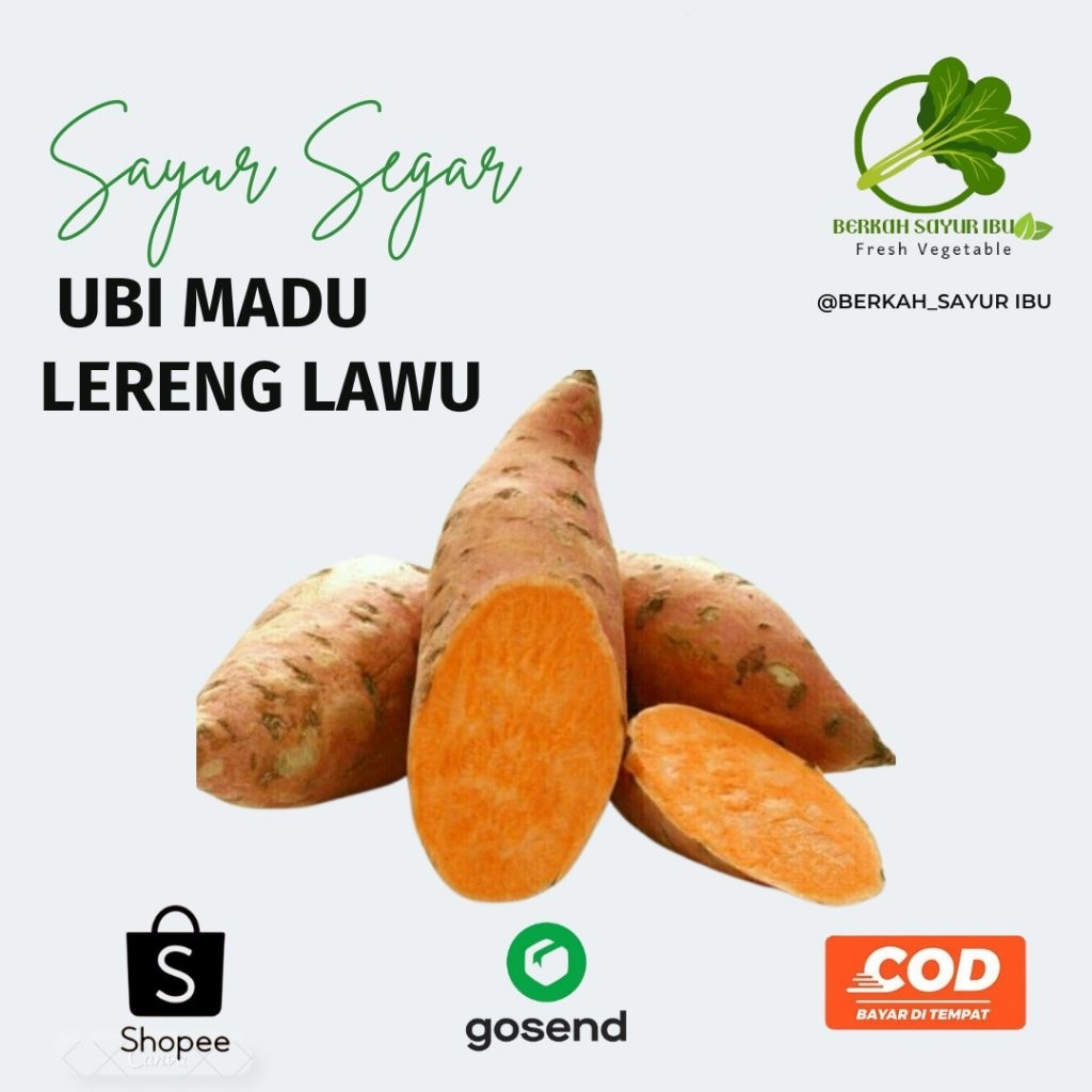 

BERKAH_SAYURIBU - Ubi Madu lereng lawu 1kg
