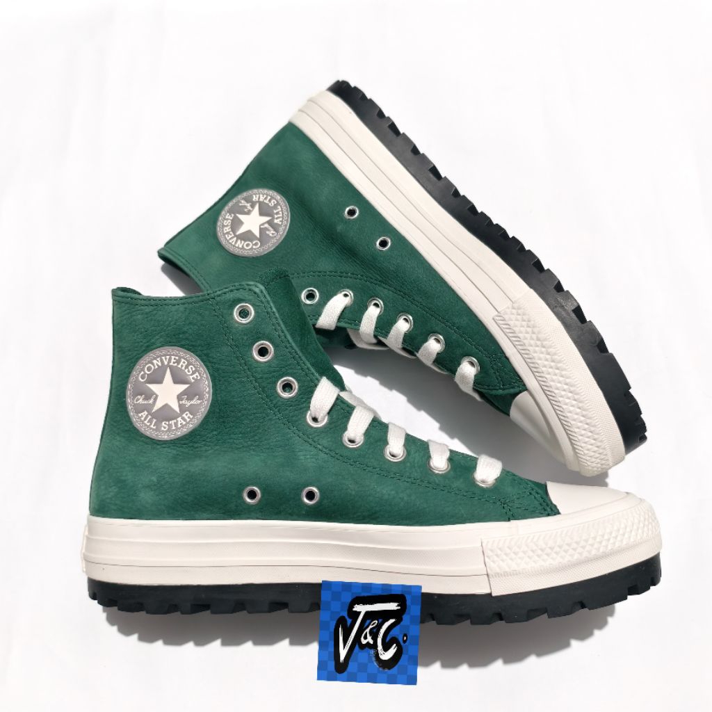 Converse CTAS City Trek Citytrek Crafted Canvas Boot Traction CX Envy Green