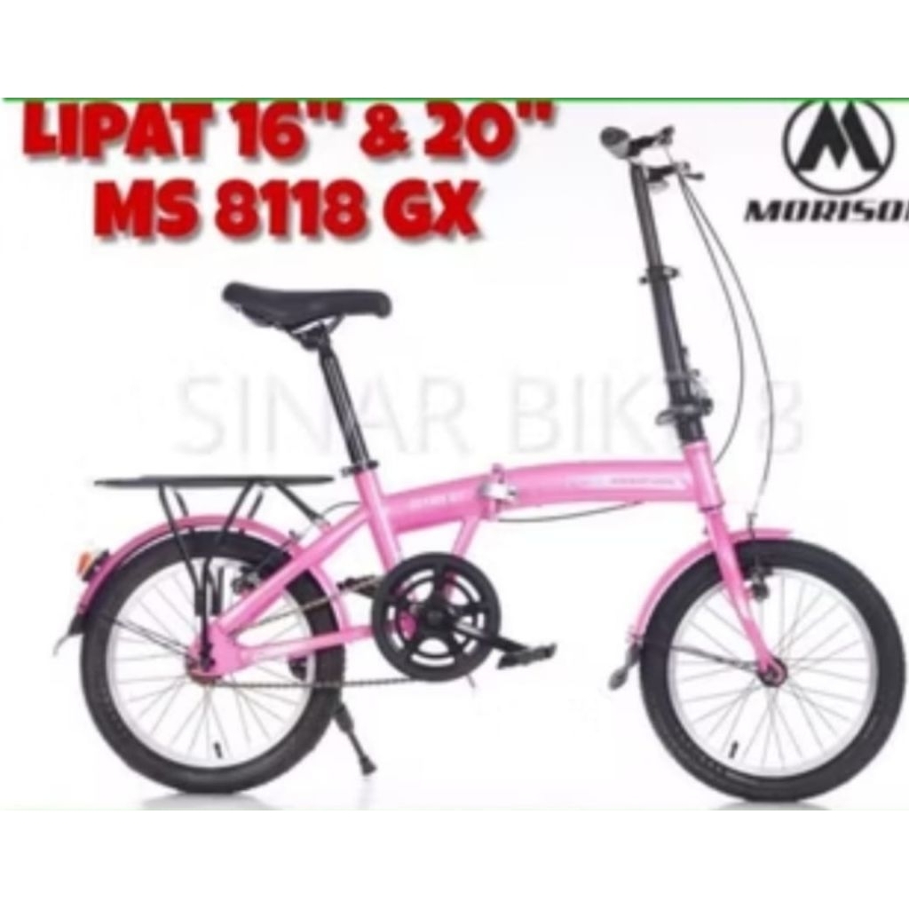 sepeda lipat 20inch Axxil 615 single speed dan morison ms 8118 GX