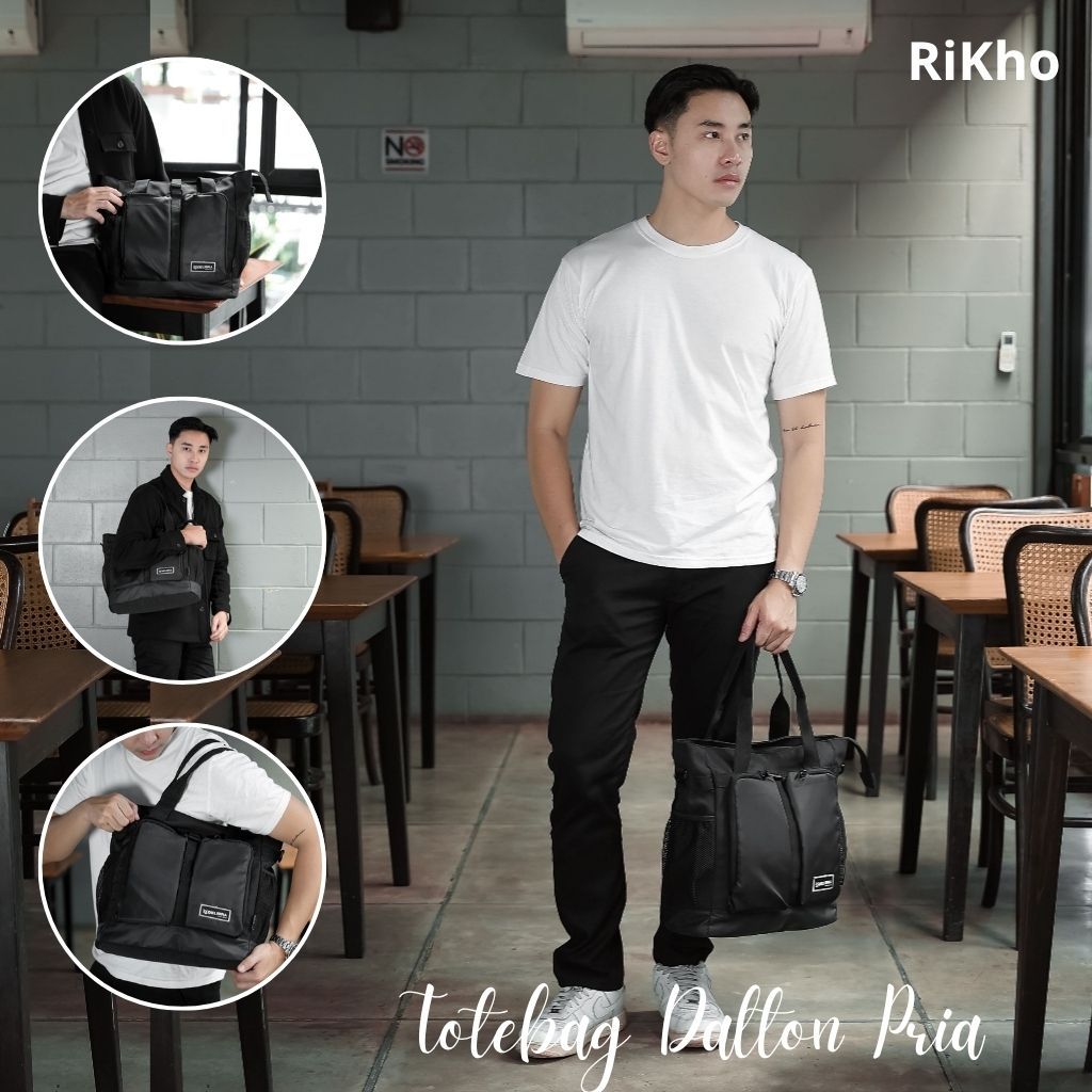 Totebag Dalton Black Terbaru