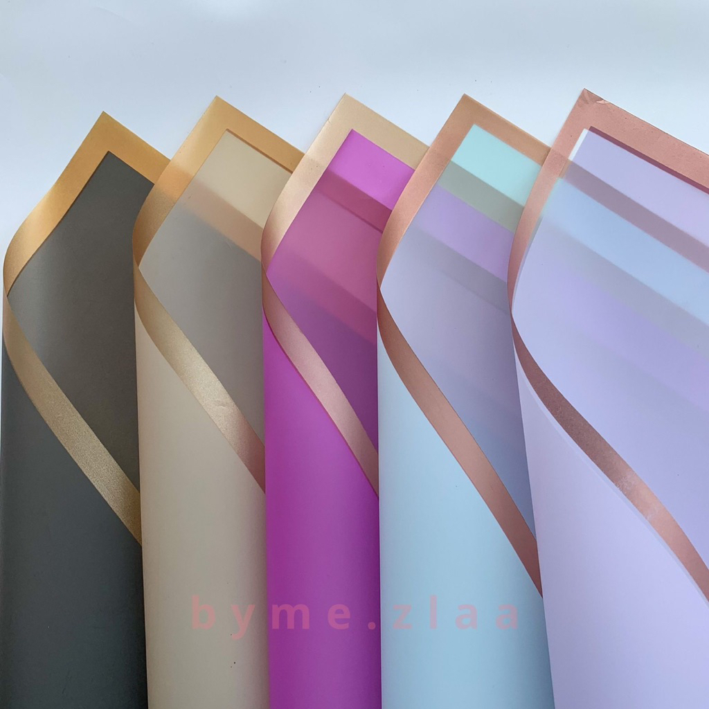 

Cellophane List Emas - Kertas Buket List Emas - Flower Wrapping - Bouquet Paper - Kertas Bunga