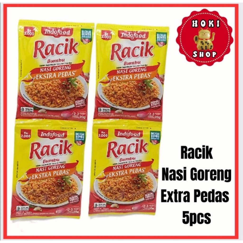 

Racik Bumbu Nasi Goreng Extra Pedas 5pcs / Racik Nasi Goreng Extra Pedas