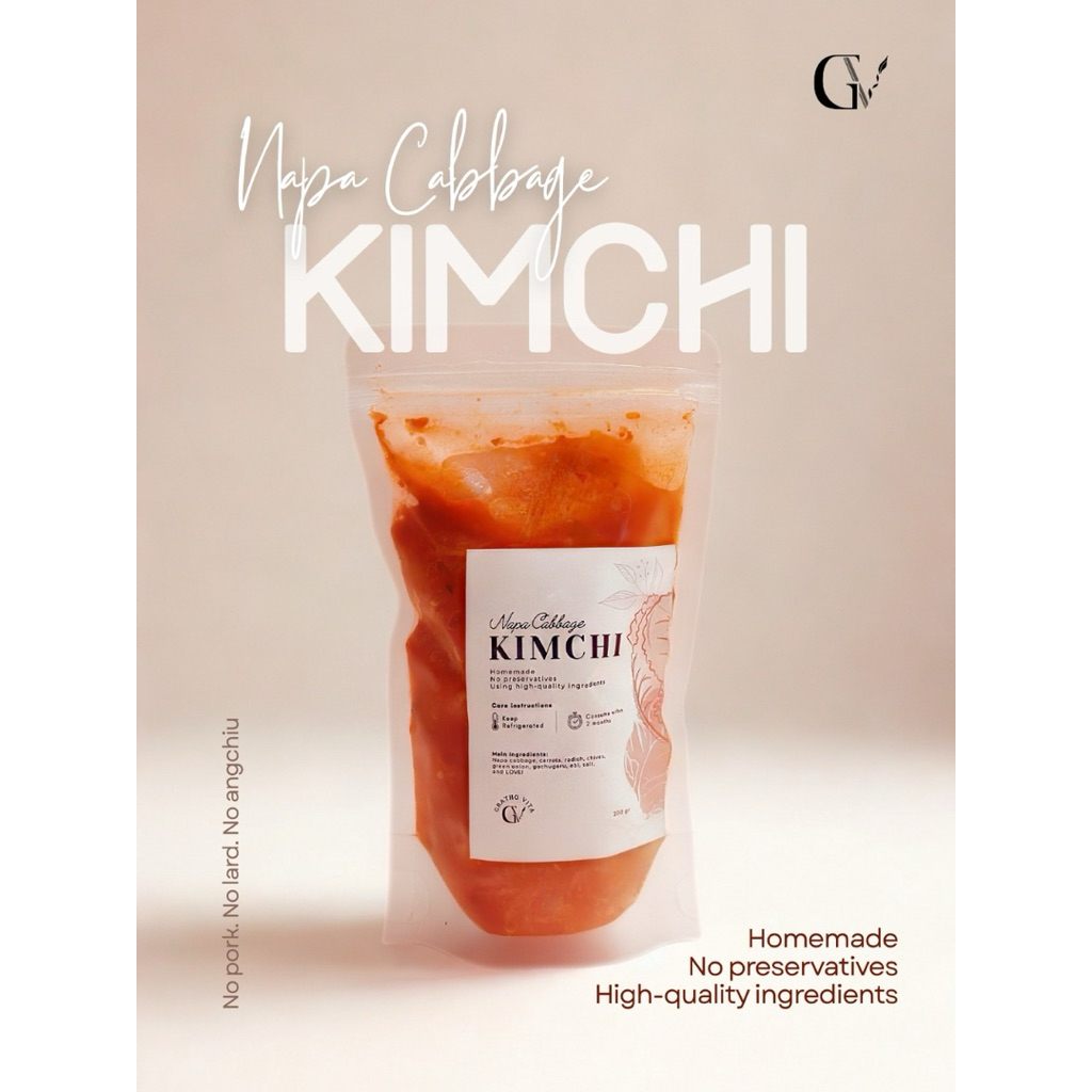 

Homemade Napa Cabbage Kimchi - 200gr/600gr