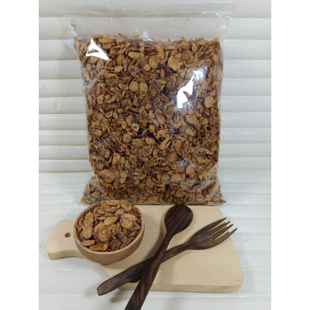 

Forcysn Bawang Merah Goreng 1 Kg Grade B, Bawang Goreng